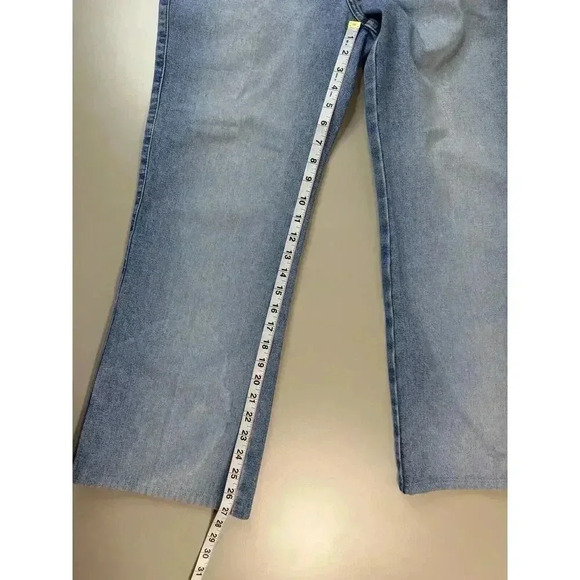 Polo Ralph Lauren Jeans Co Womens Wide Leg Flare Size 10 Hemmed 27” Inseam Light - Picture 11 of 16